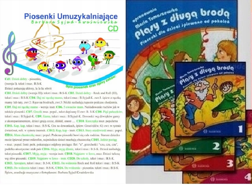 Umuzykalnienie Pląsy z długą brodą CD