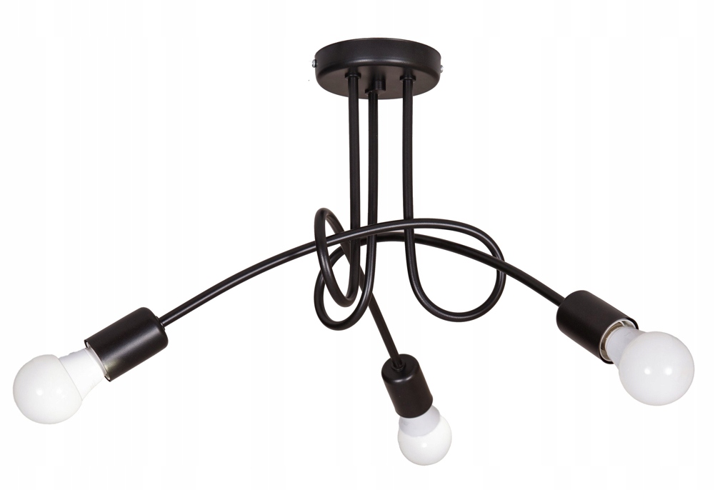 Żyrandol Lampa Sufitowa Wisząca Edison 3 Loft Lampy Żyrandole Do Salonu Led