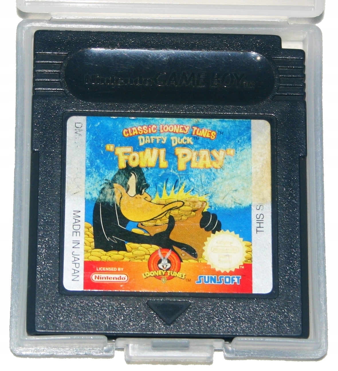 Klasické Looney Tunes Daffy Duck &quot;Fowl Play&quot; - Nintendo Game boy Farba - GBC.