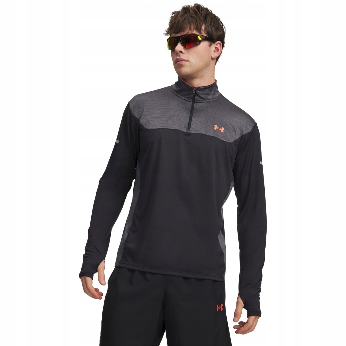 Męska bluza treningowa Under Armour Ua Tech Utility 1/4 Zip Czarny L