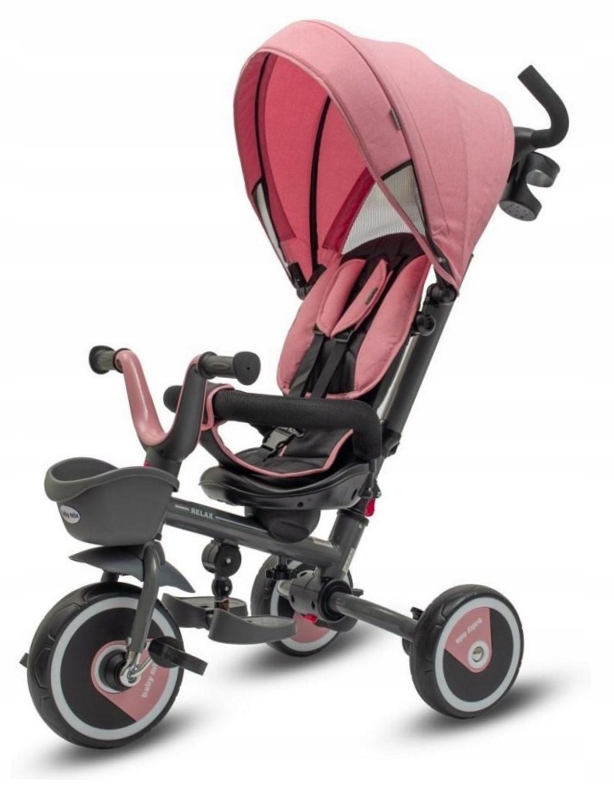 Rowerek trójkołowy 5w1 Relax 365 różowy