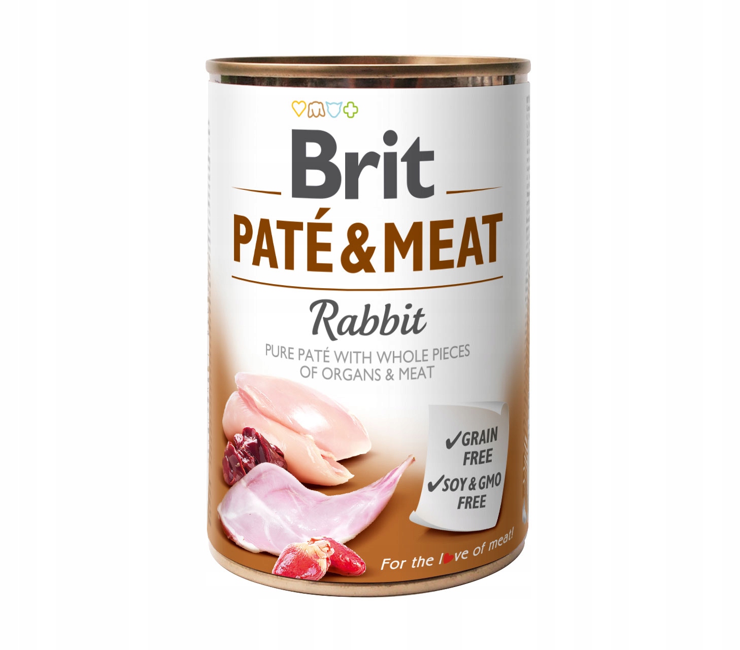Levně Brit Premium Vlhké krmivo pro psy Adult Pate&meat Králík 24x400 g