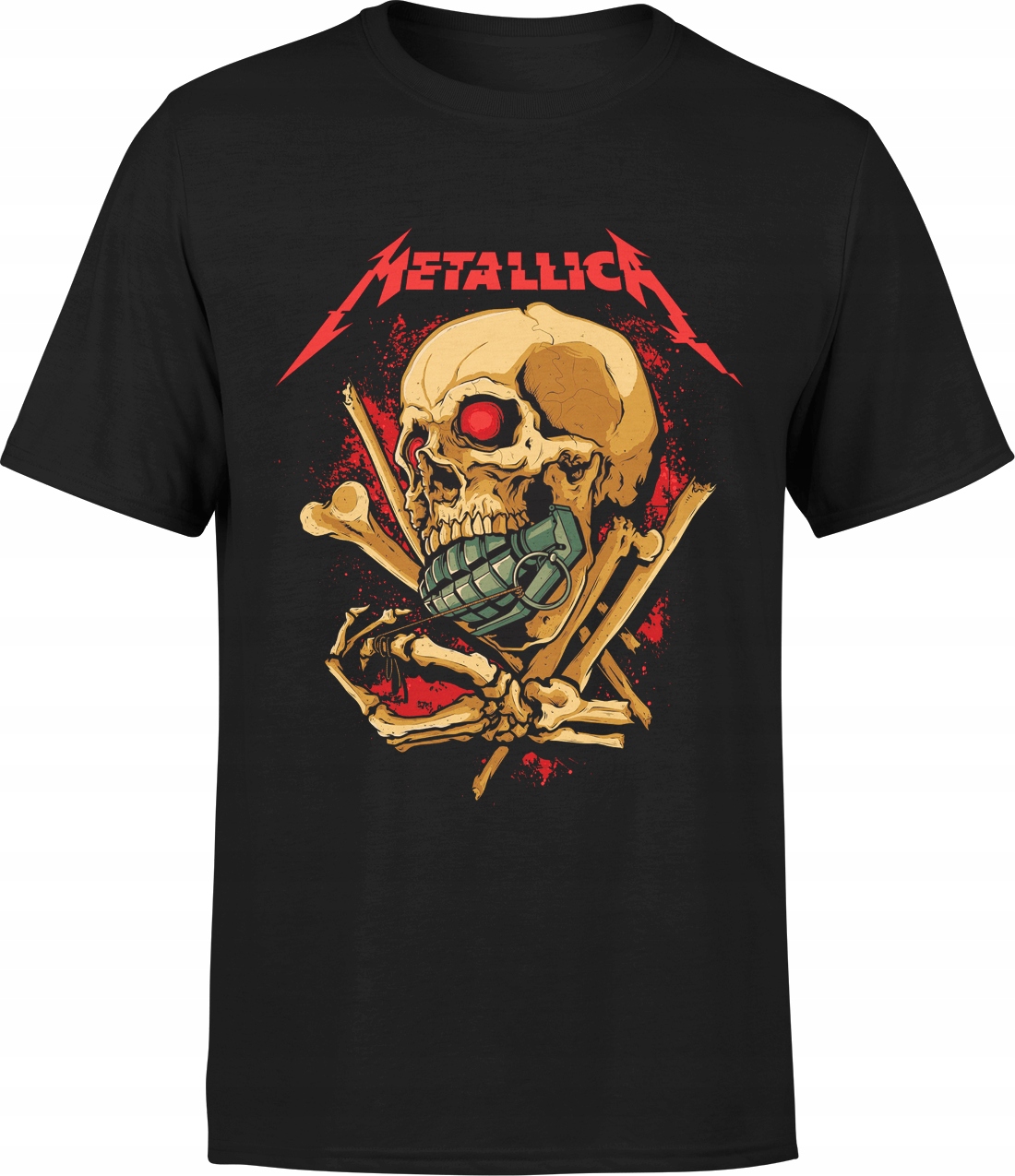 

Metallica Koszulka Męska Metalica Heavy Metal R. M