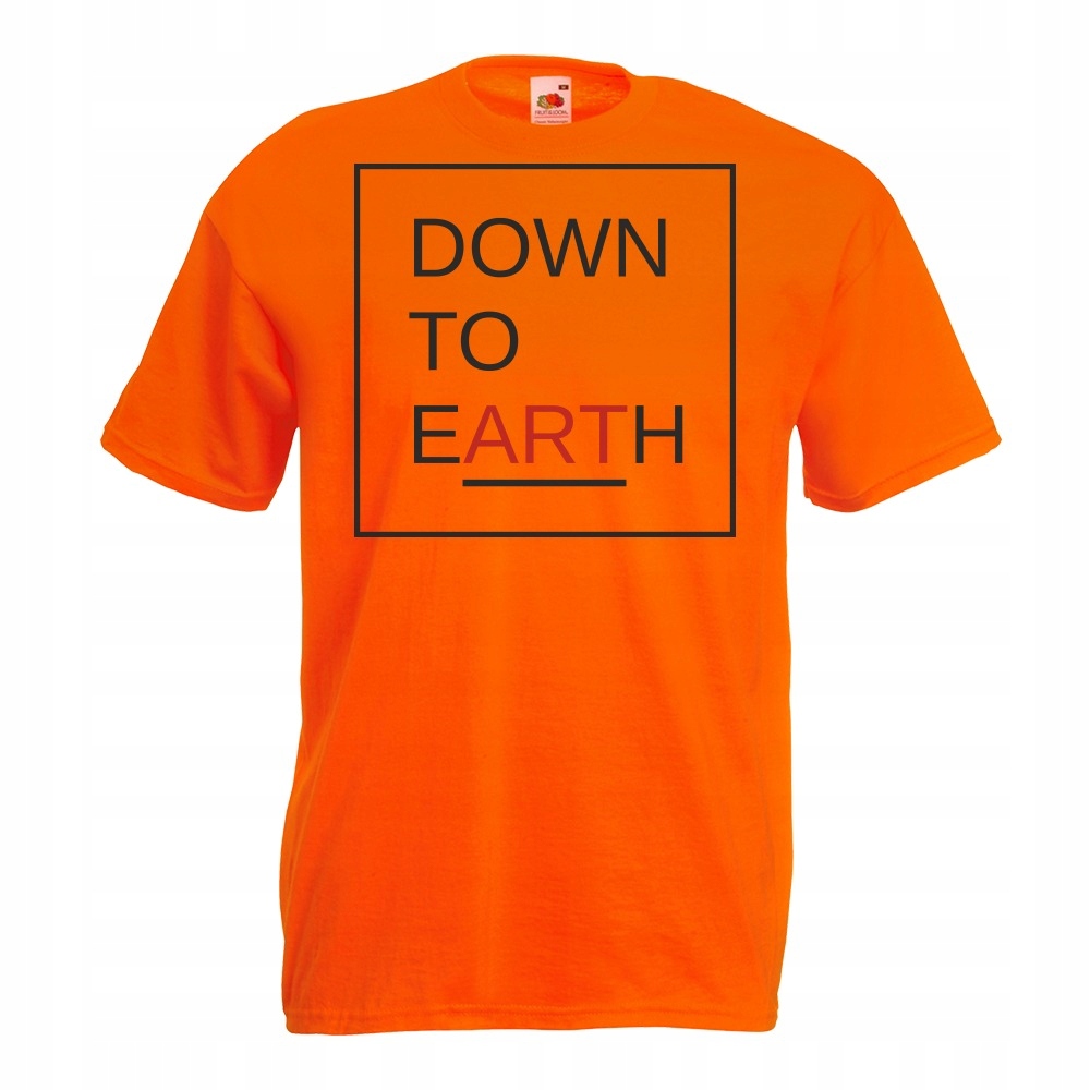 

Koszulka down to earth art sztuka XXL pomarańczowa