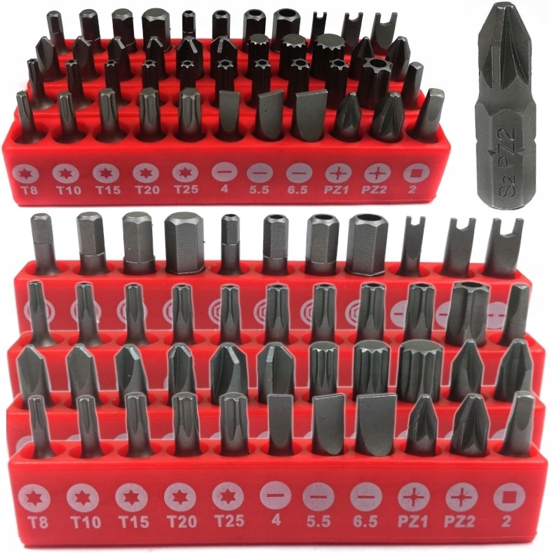 

Yato 44 Szt. Zestaw Bitów 1/4'' Torx Hex Ph
