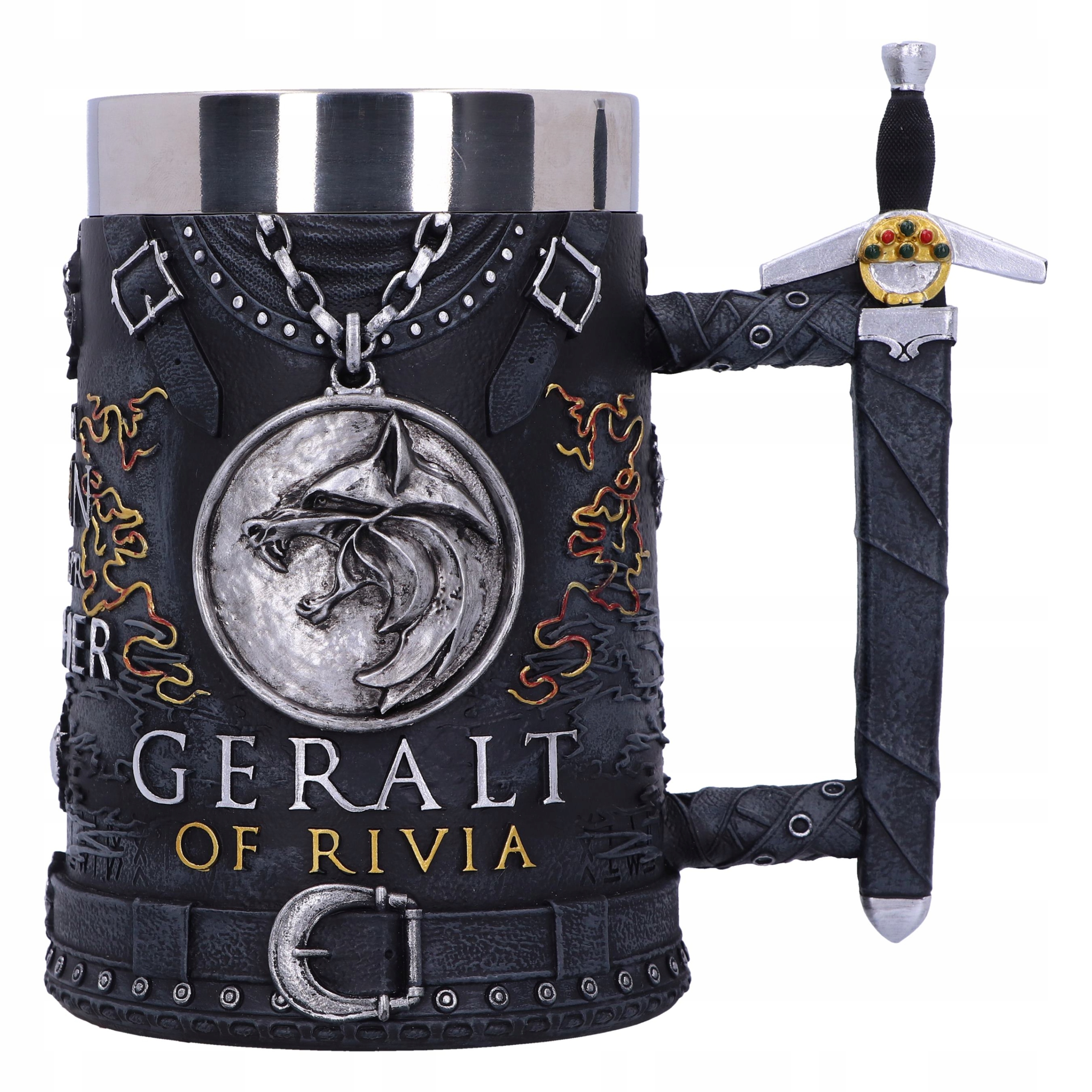 

Kufel kolekcjonerski Wiedźmin Geralt z Riwii (wy