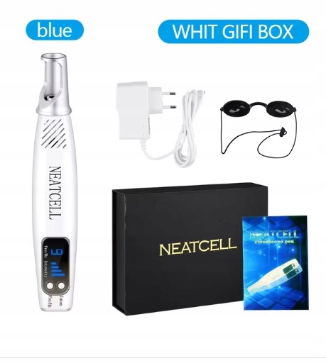 Pikosekundové laserové ukazovátko pro odstranění krtků, tmavá skvrna, pero, modrá barva