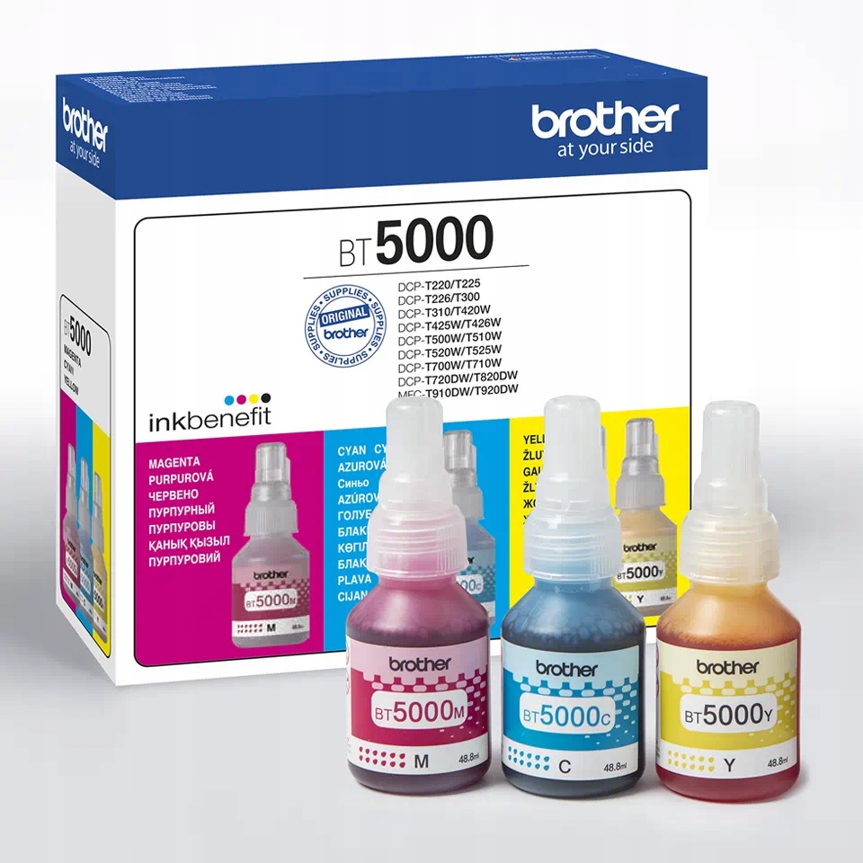 

Atrament Brother BT5000C BT5000M BT5000Y