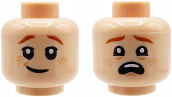 

Lego głowa główka figurki dziecko cielista piegi