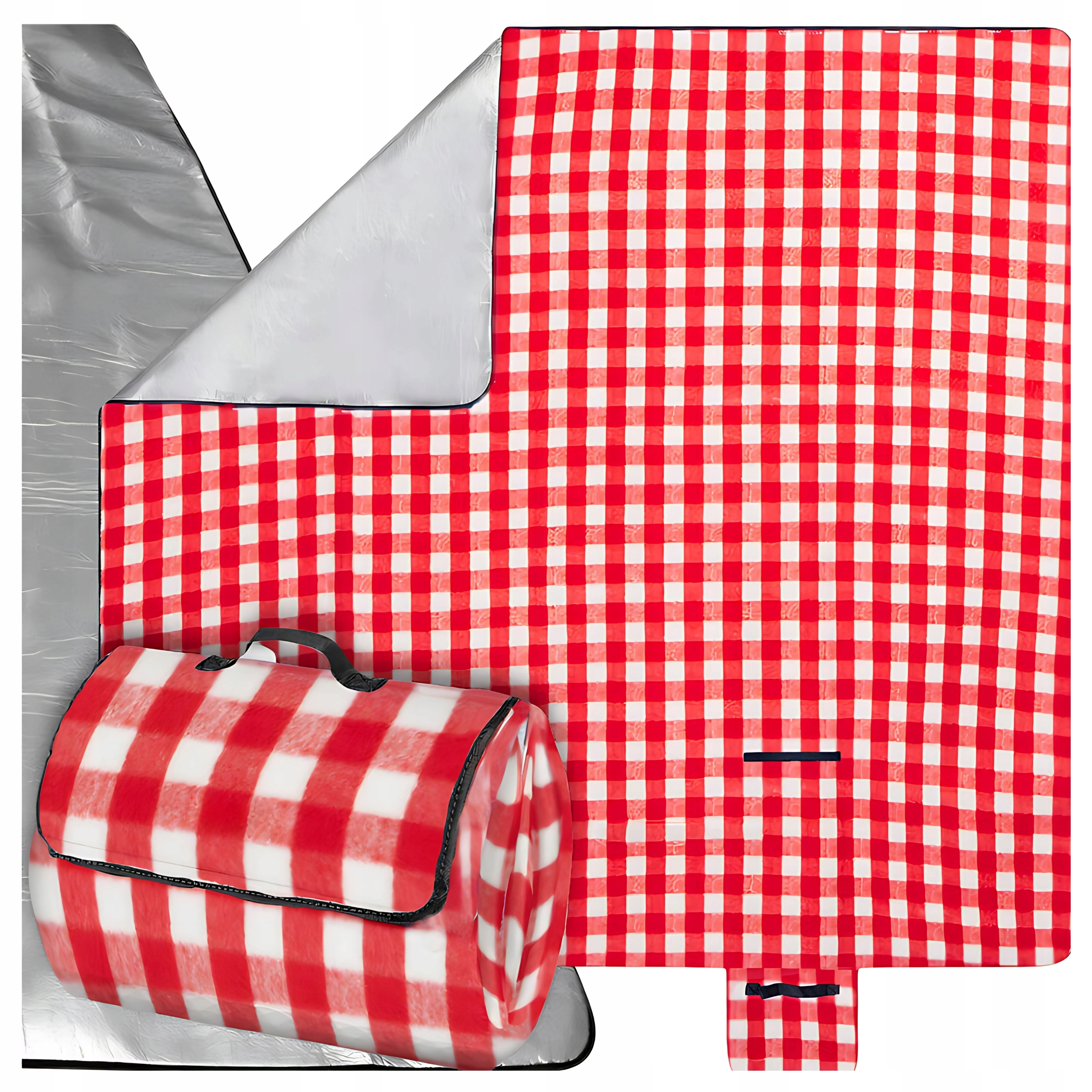 Koc Piknikowy Plażowy Z Izolacją Duży 200x200 XXL WM833