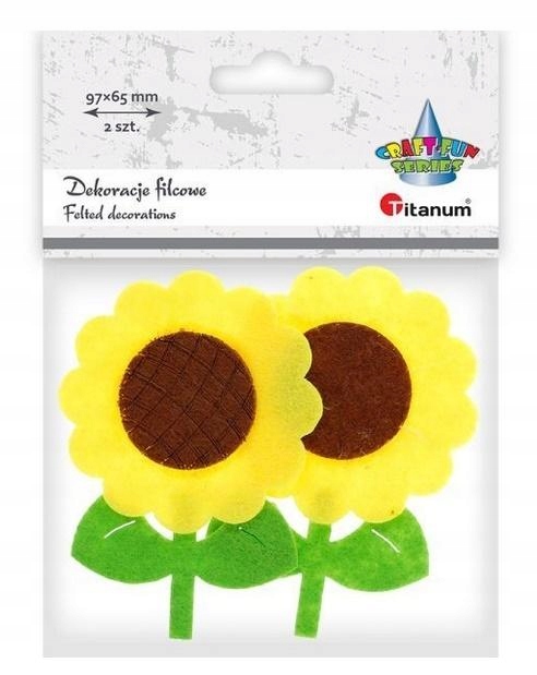 FILCOWE SŁONECZNIKI 3D 2SZT