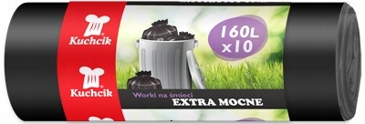 

Worki na śmieci extra mocne 160L /10szt Kuchcik