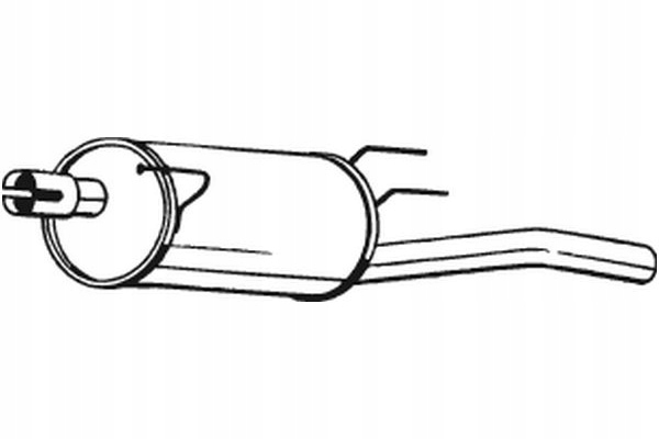 TŁUMIK UKŁADU WYDECHOWEGO TYŁ OPEL COMBO TOUR COMBO MINIVAN 1.7D Producent Bosal
