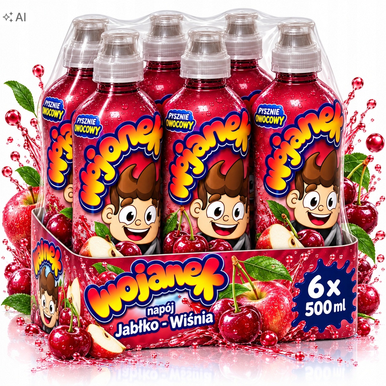 Ital Wojanek Alma-cseresznye ízű 6x500ml