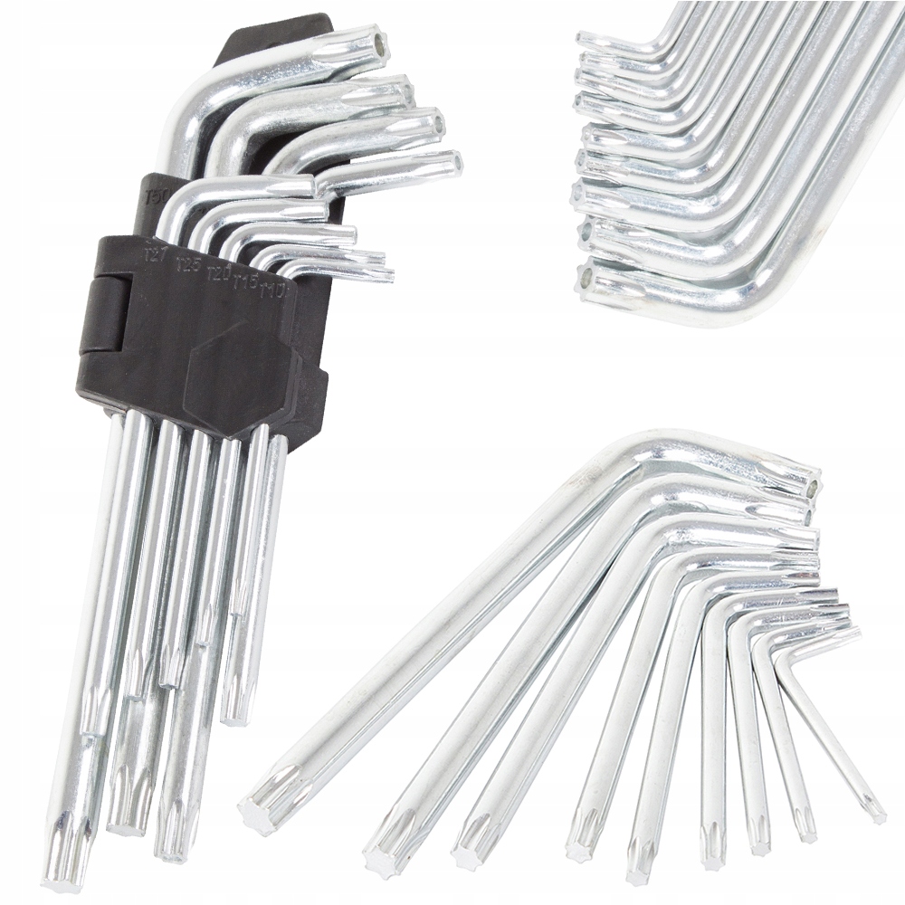 

Klucze Imbusowe Imbusy 1,5-10 9 el Zestaw Torx