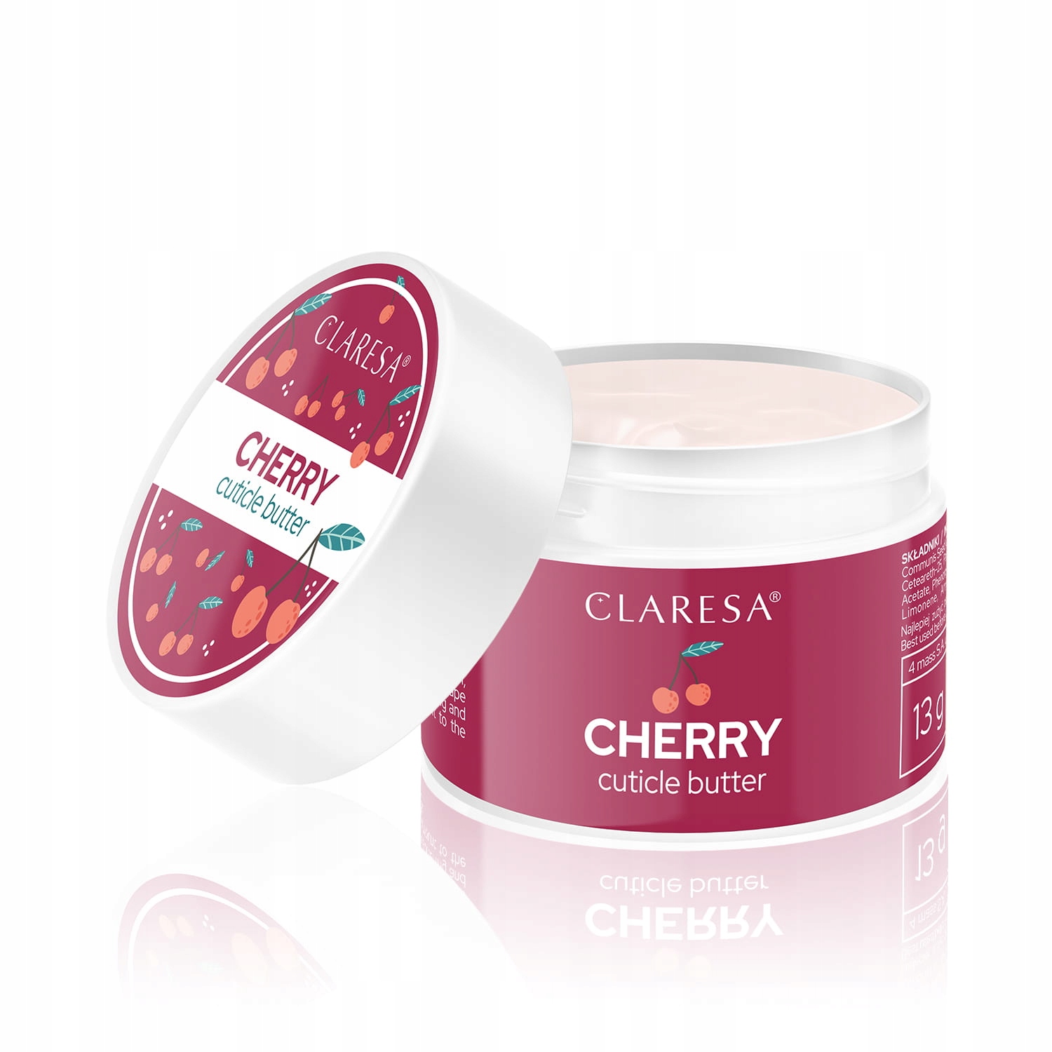 

Claresa masełko do skórek i paznokci Wiśnia Cherry