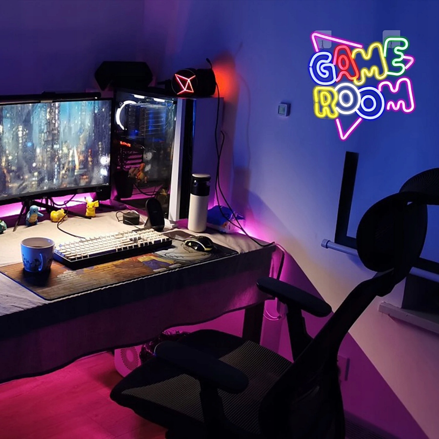 Napis neon LED Game Room Marka inna marka