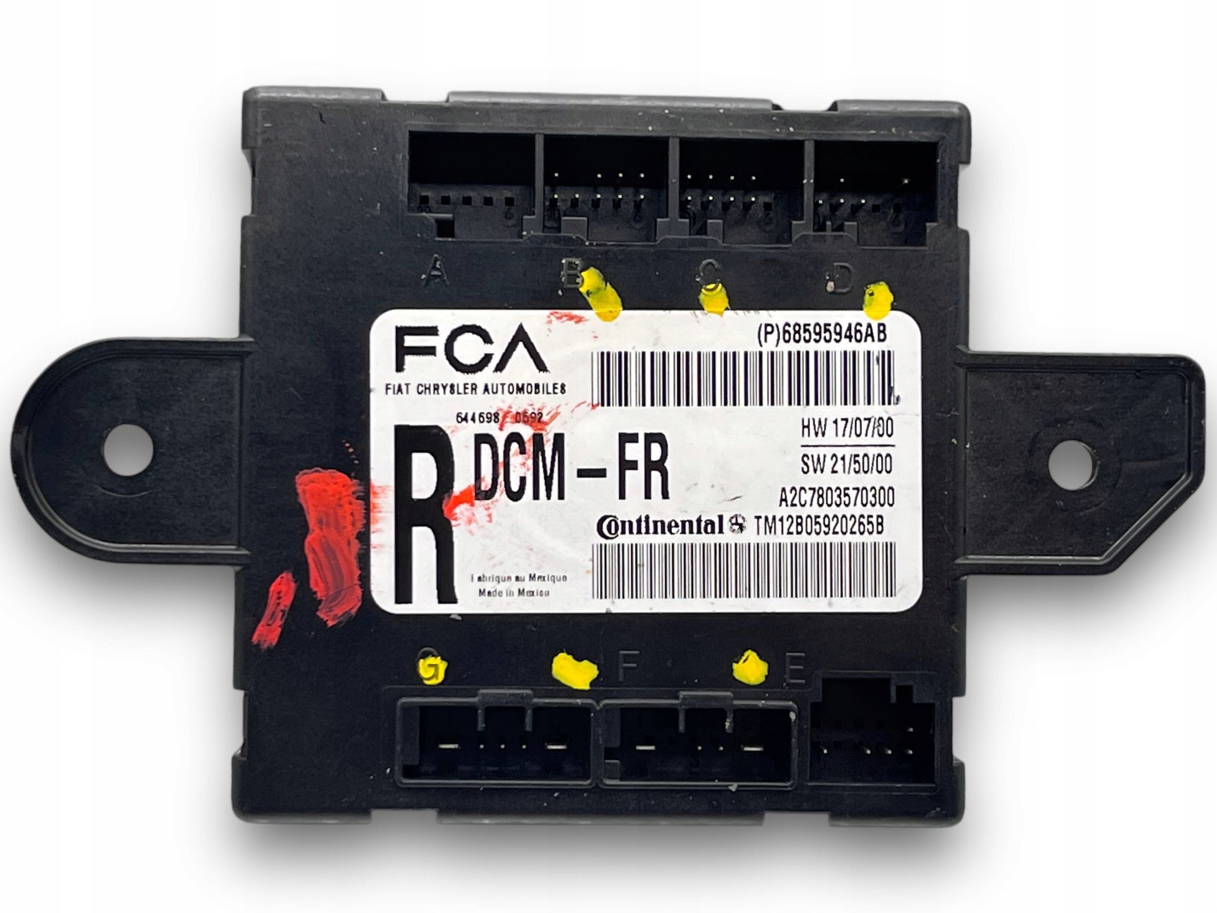 MASERATI module control unit door 68595946AB @M