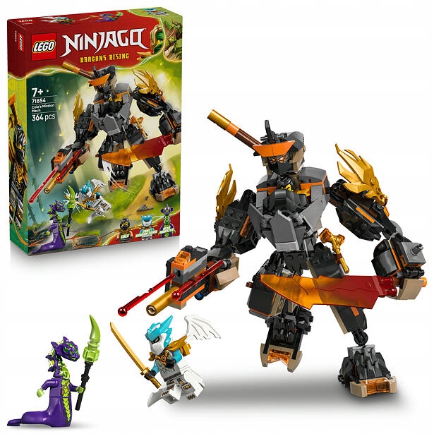 Lego Ninjago 71854 Coleův expediční robot a dračí Zane