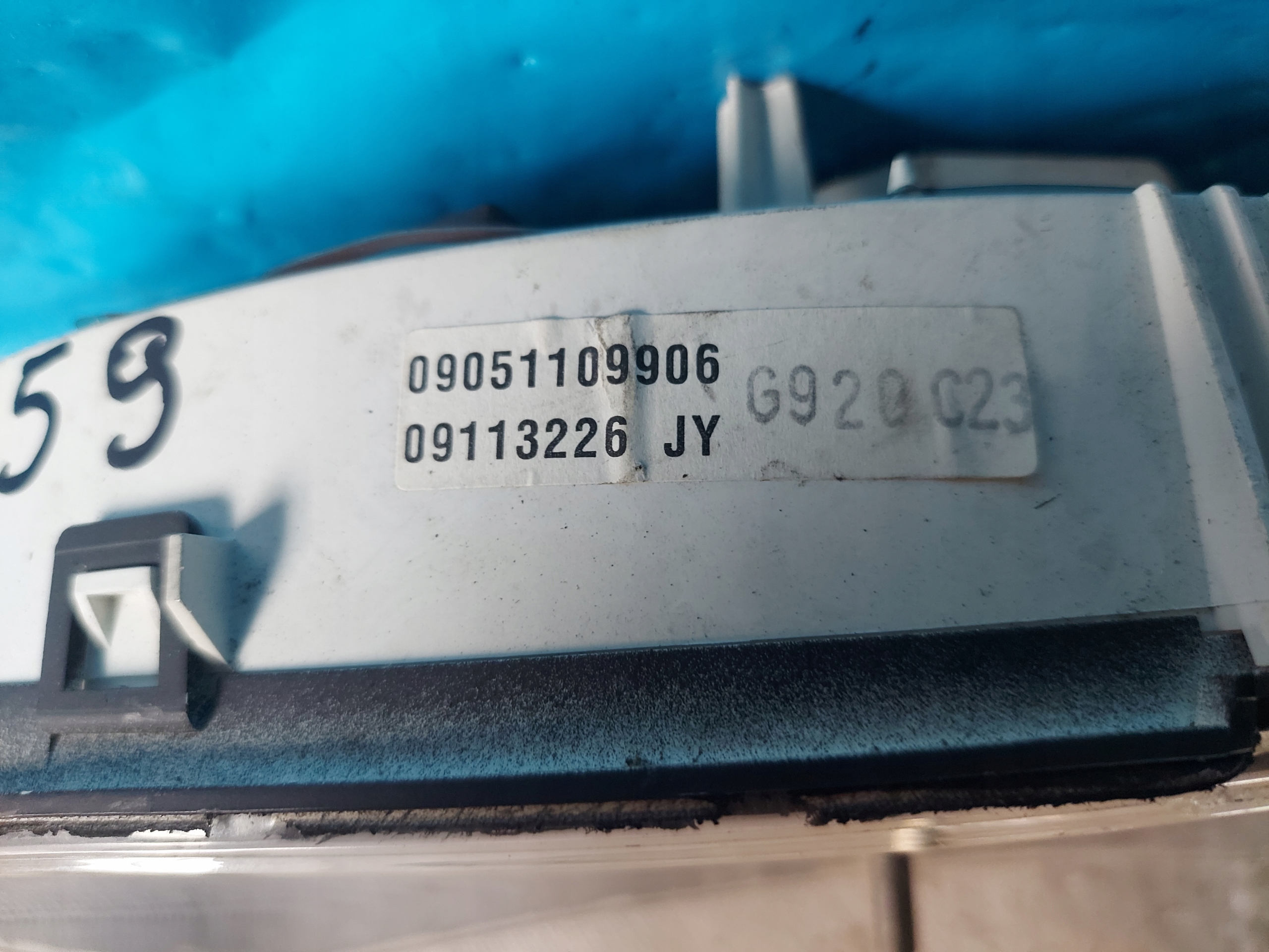 dials clock CORSA B 1.4 B 09113226JY
