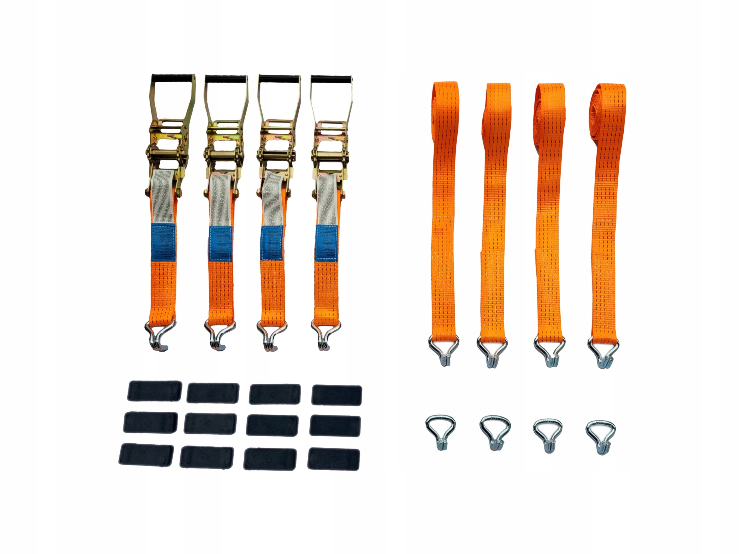 4 Pasy Transportowe Lawety Kostka Pomarańczowe 4c1