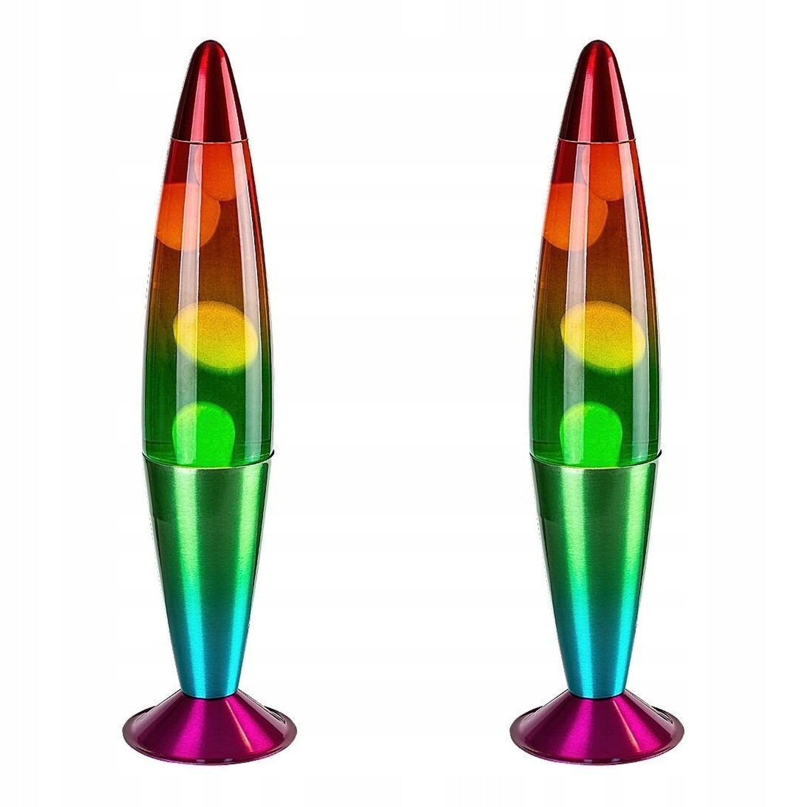 Sada dekorativních stolních lamp Lollipop Rainbow do obývacího pokoje