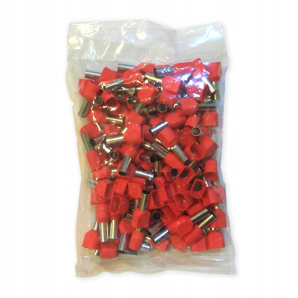 TULEJKA PODWÓJNA 2x10 mm IZOLOWANA KABLOWA 100SZT C.22.10014 ELPROMET Marka Elpromet