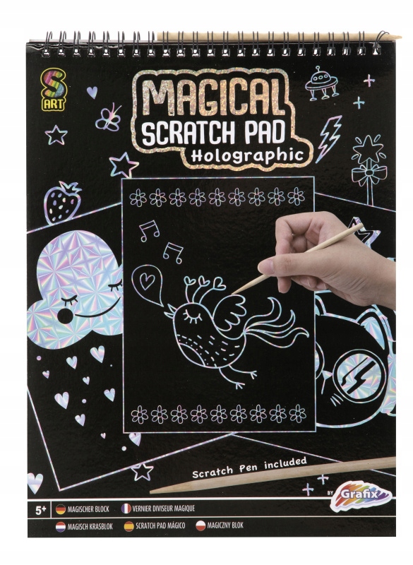 

Grafix Kreatywna Magiczna Zdrapywanka Holographic
