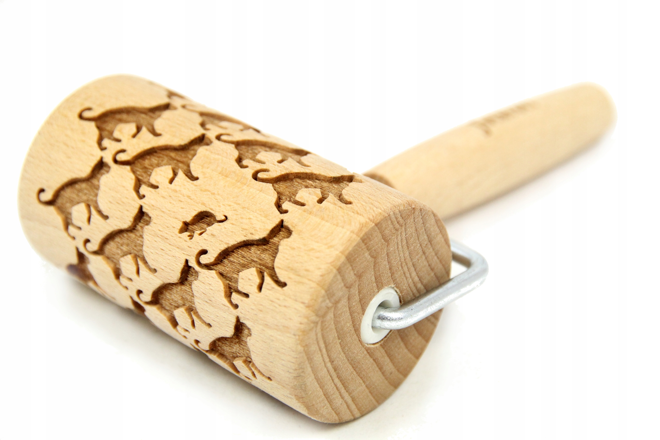 MINI WAŁEK GRAWEROWANY KOTY