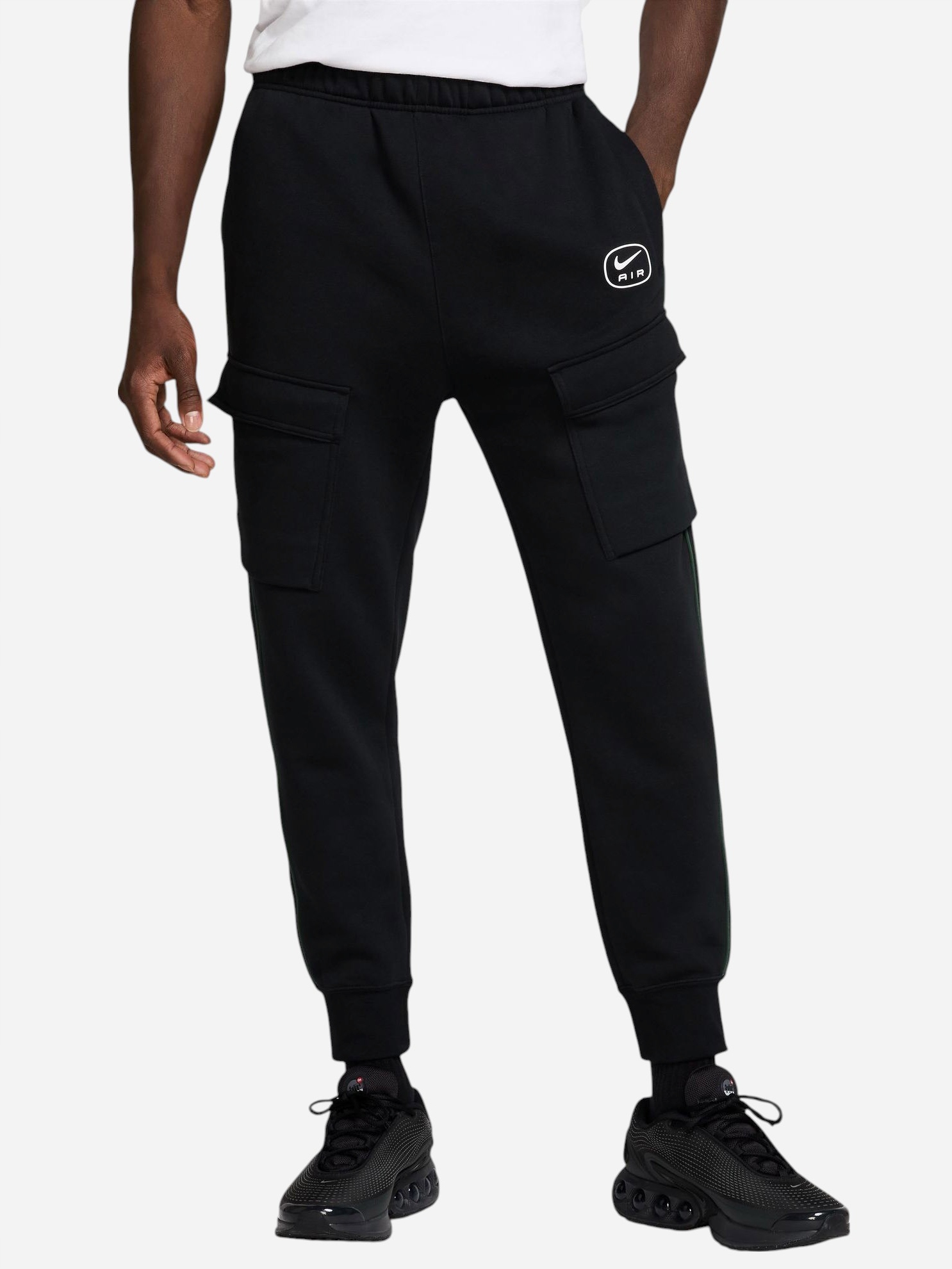 Pánské cargo kalhoty s kapsami Nike M Nsw Sw Air Cargo Pant Flc Bb