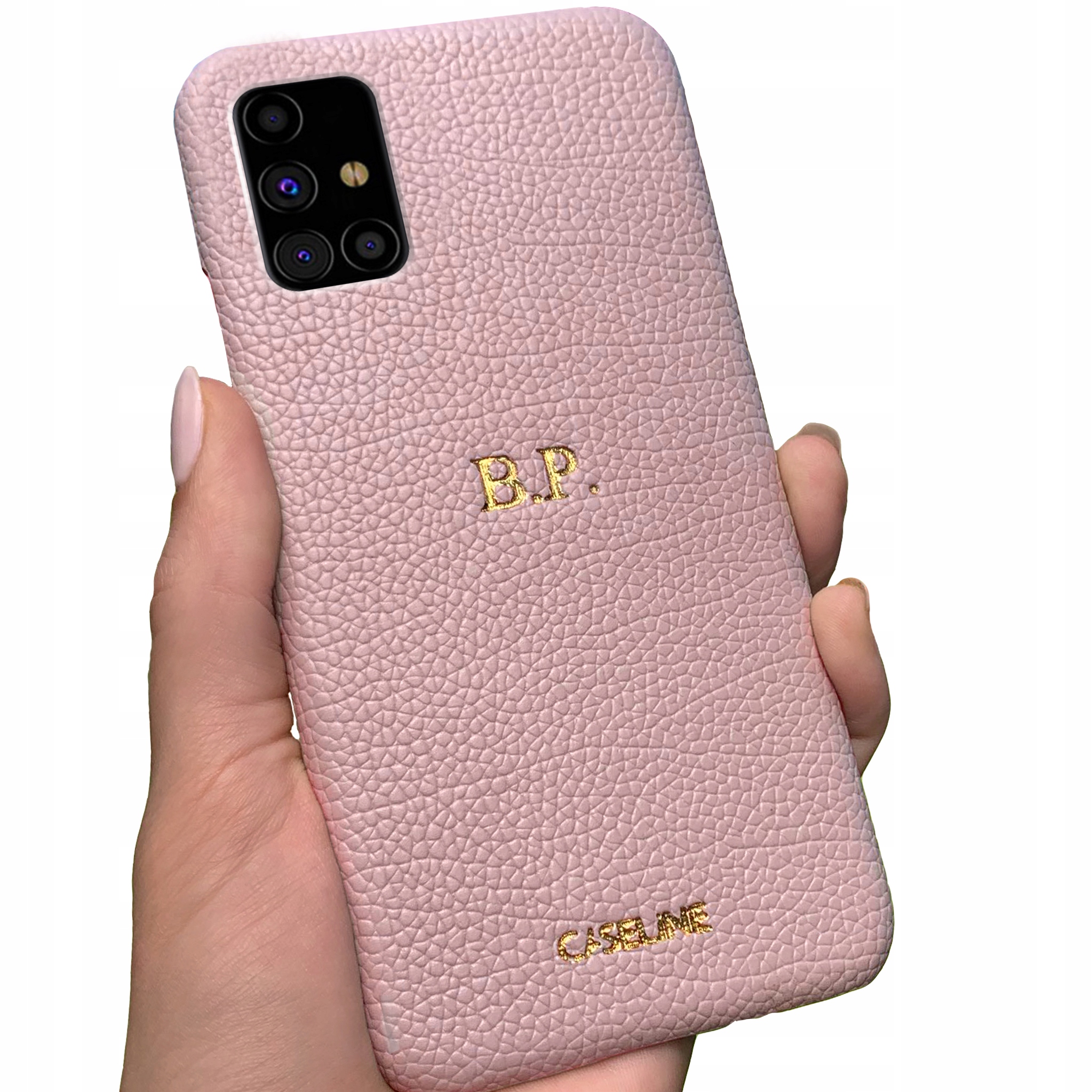 

Etui Monogram case do Samsung M31S inicjały +szkło