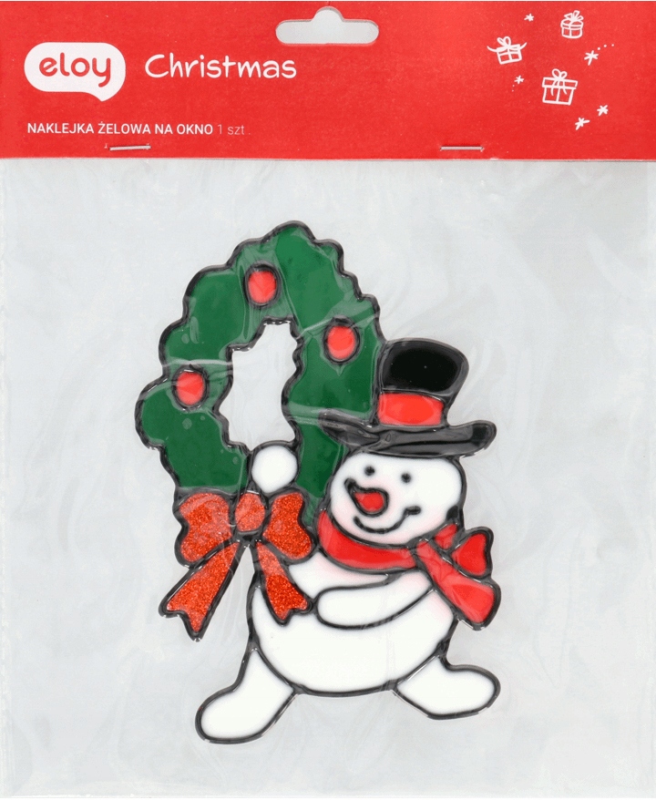 

Naklejki Żelowe ozdoby okno szyby choinka święta