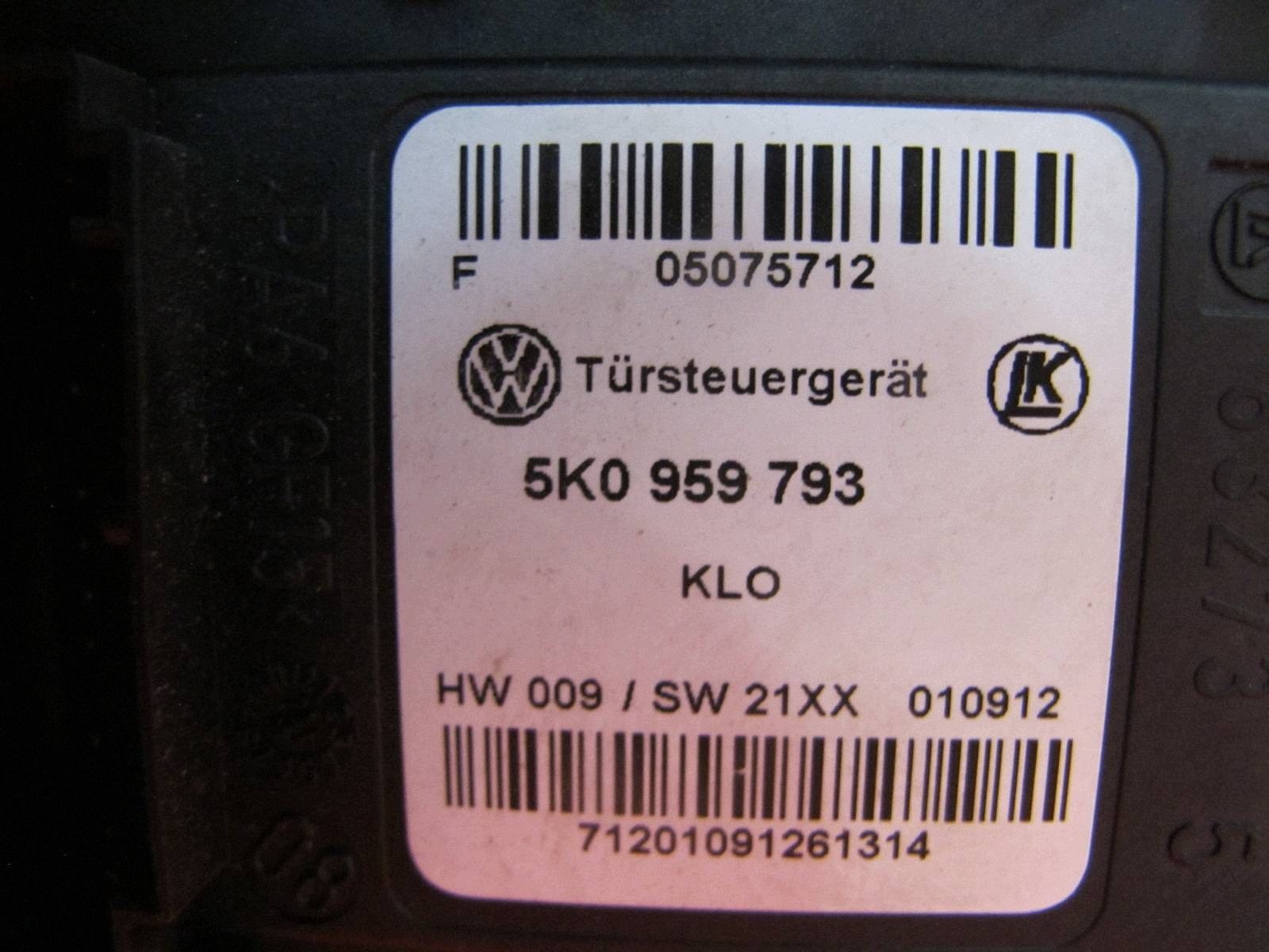 SKODA OCTAVIA 1Z 2 II SEAT AUDI VW mini motor windows left front 5K0959793