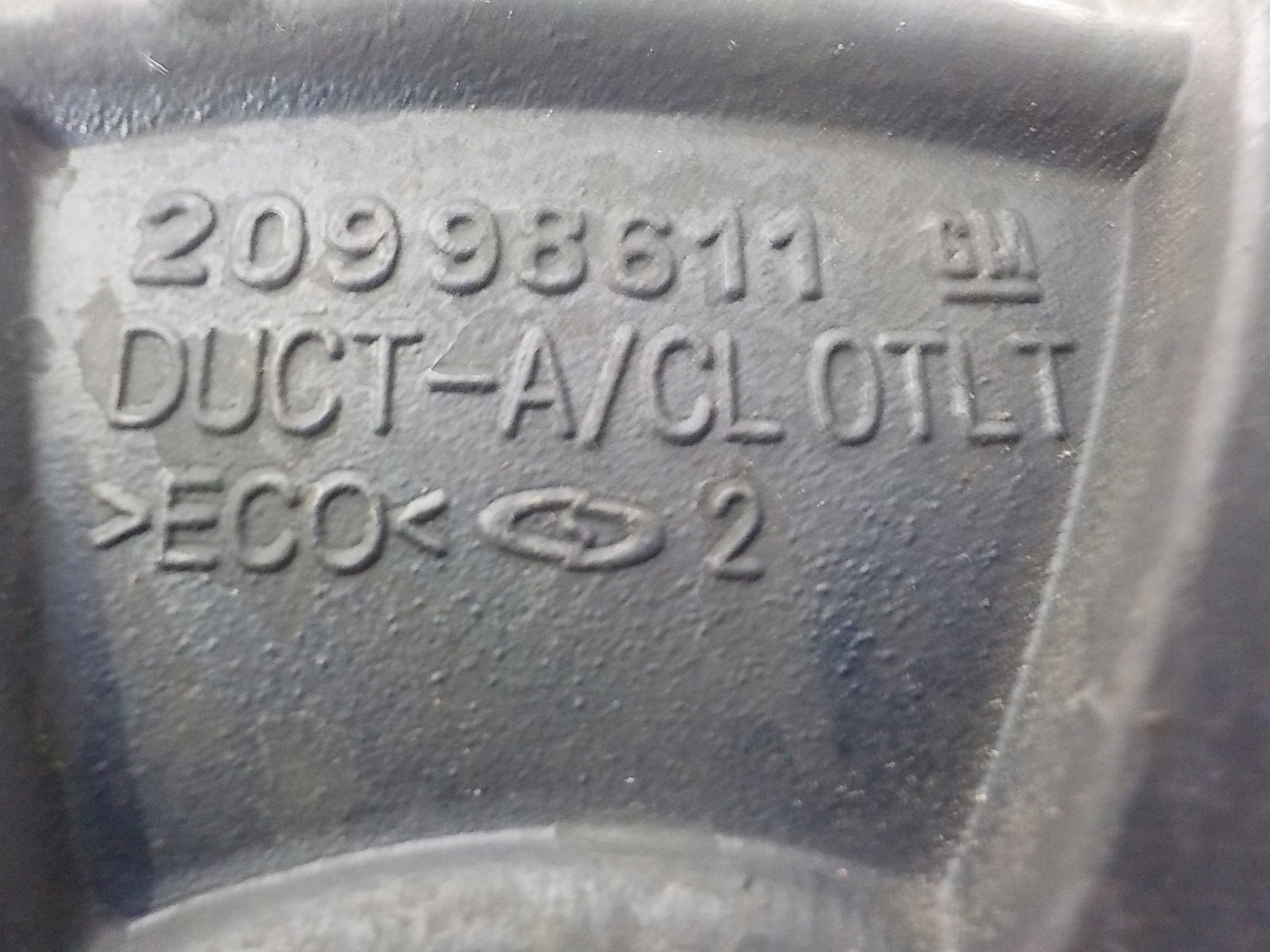 OPEL ANTARA CAPTIVA 2.2 CDTI trouba vedení intercoolera 20998611