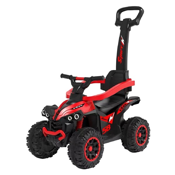 Jeździk z rączką Baby Mix czerwony