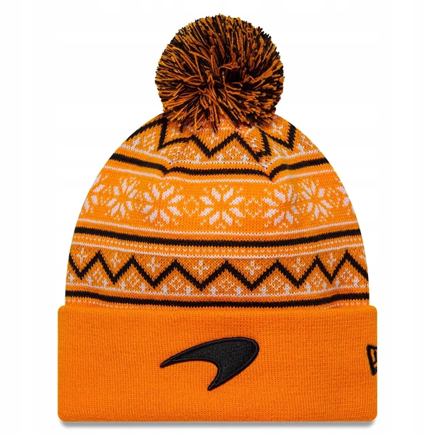 Čepice zimní McLaren F1 New Era Xmas Cuff Beanie
