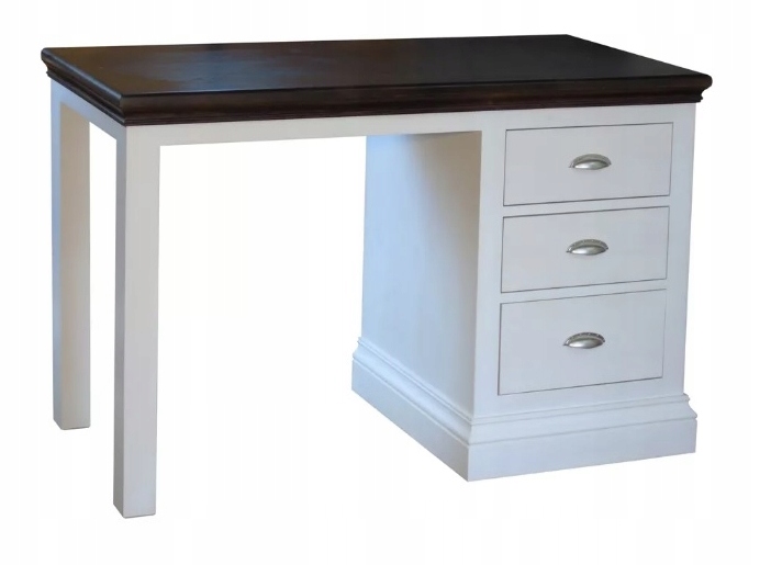 Biurko drewniane Country BC1 białe