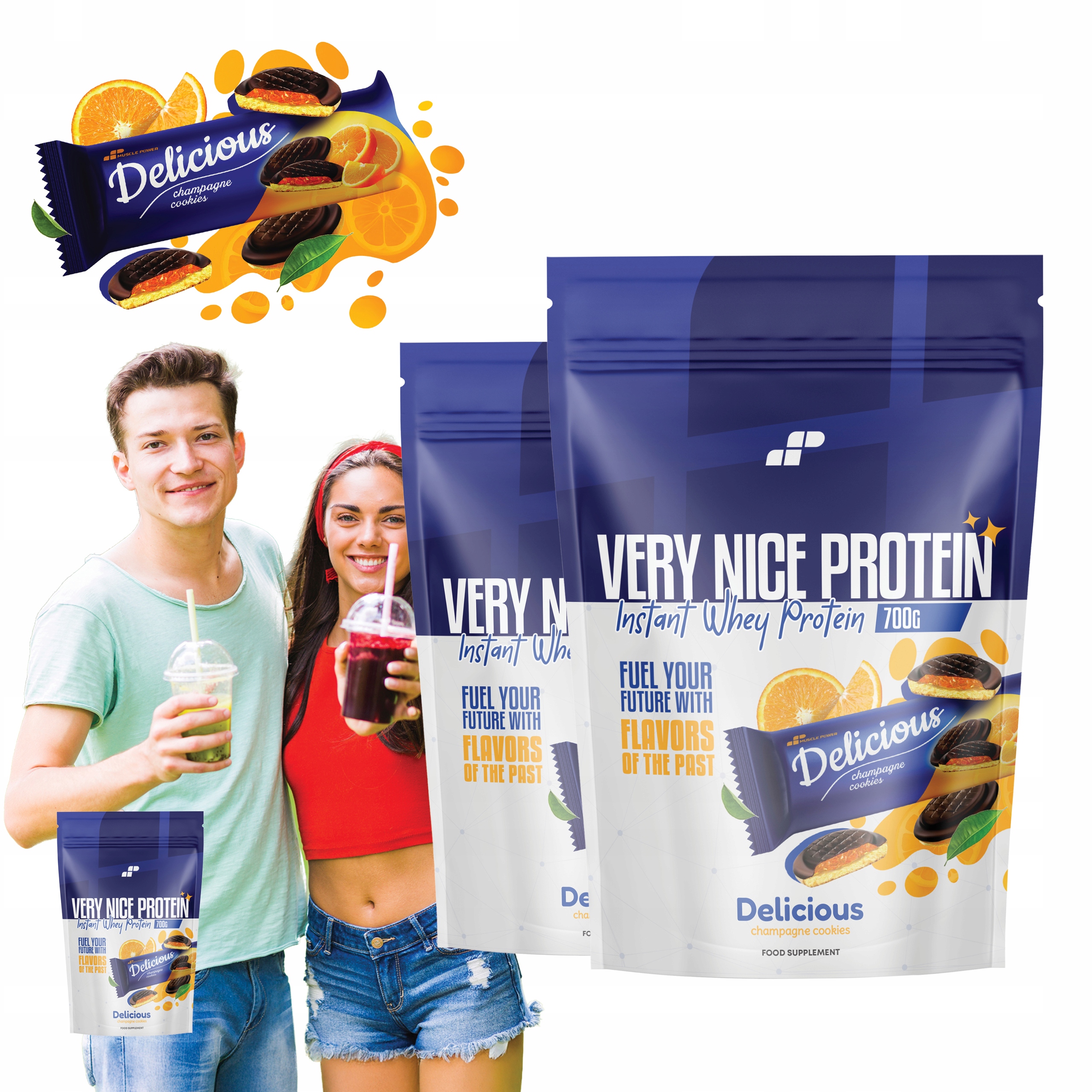 Whey Wpc Syrovátkový Protein Very Nice Protein 2x 700 g 1400 g Mp Nutrition