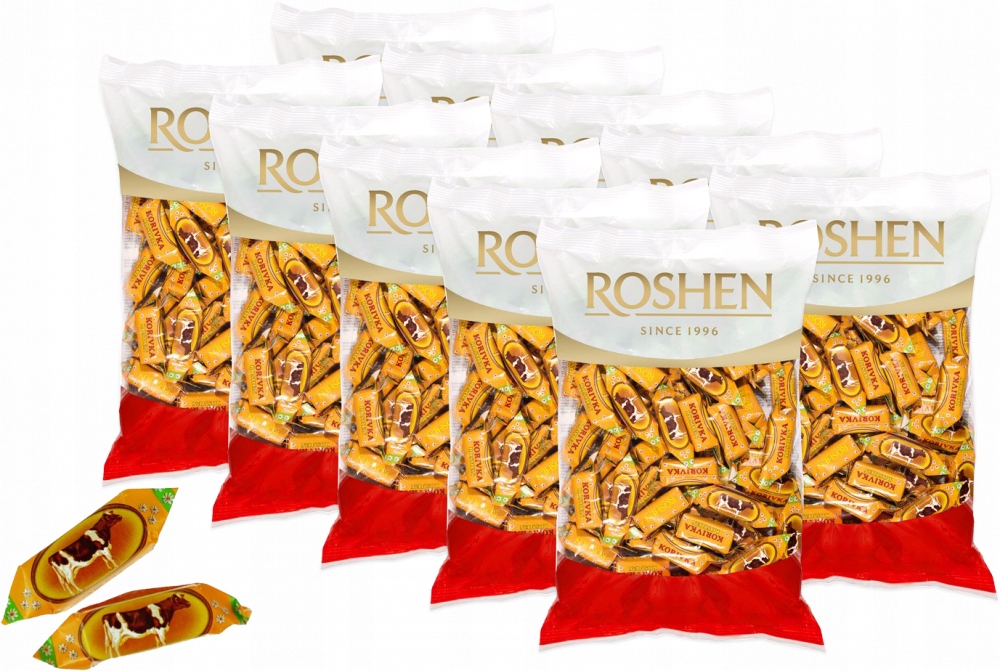 Cukierki Roshen Krówka Mleczna 1kg x10