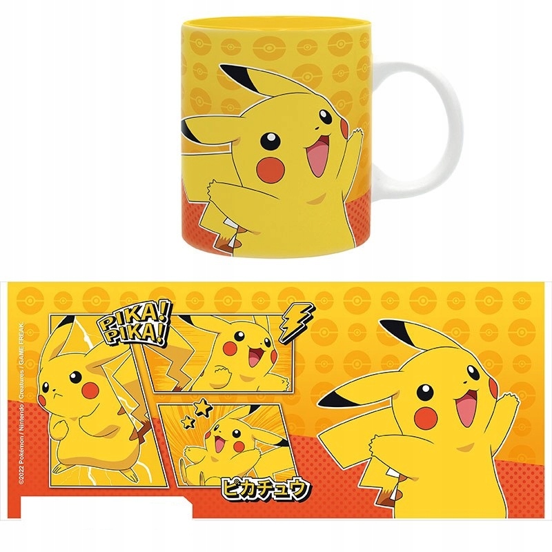 KUBEK CERAMICZNY POKEMON POKEBALL PIKACHU 320 ML Pojemność 320 ml