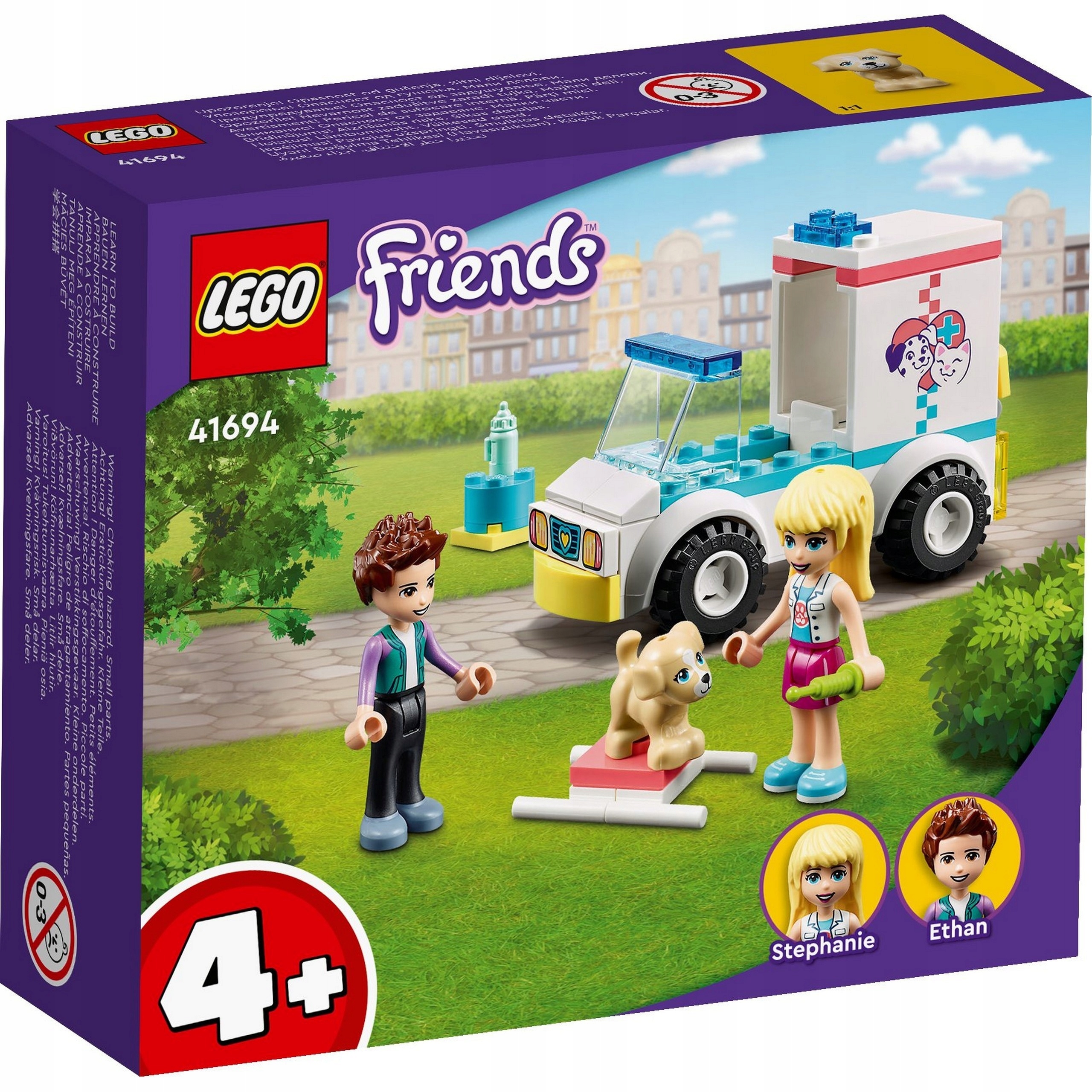 LEGO FRIENDS 41694 KARETKA KLINIKI DLA ZWIERZĄTEK