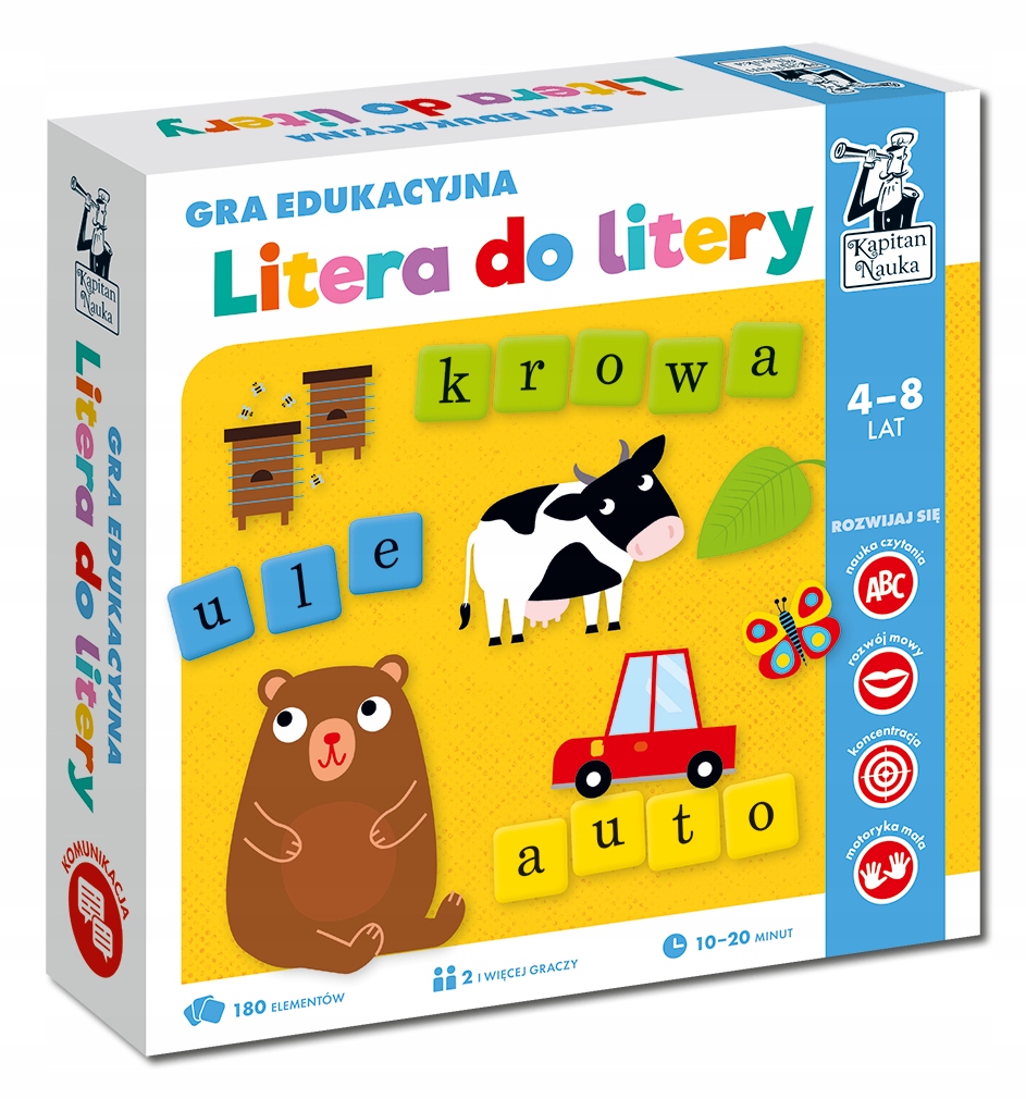 Kapitan Nauka. Gra edukacyjna. Litera do litery-Zdjęcie-0