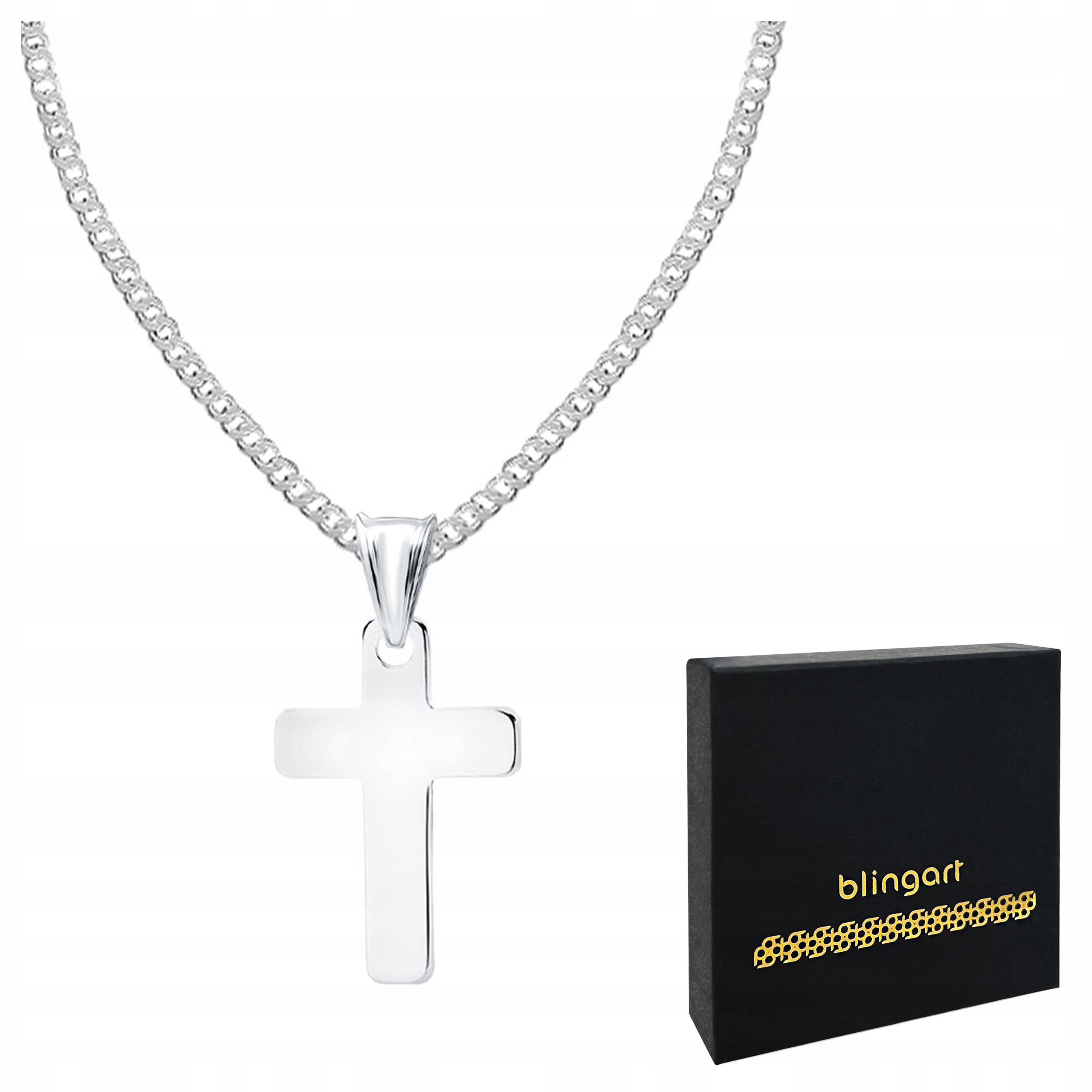 Řetízek pro tatínka stříbrný s křížkem Dárek ke Dni otců stříbro 925