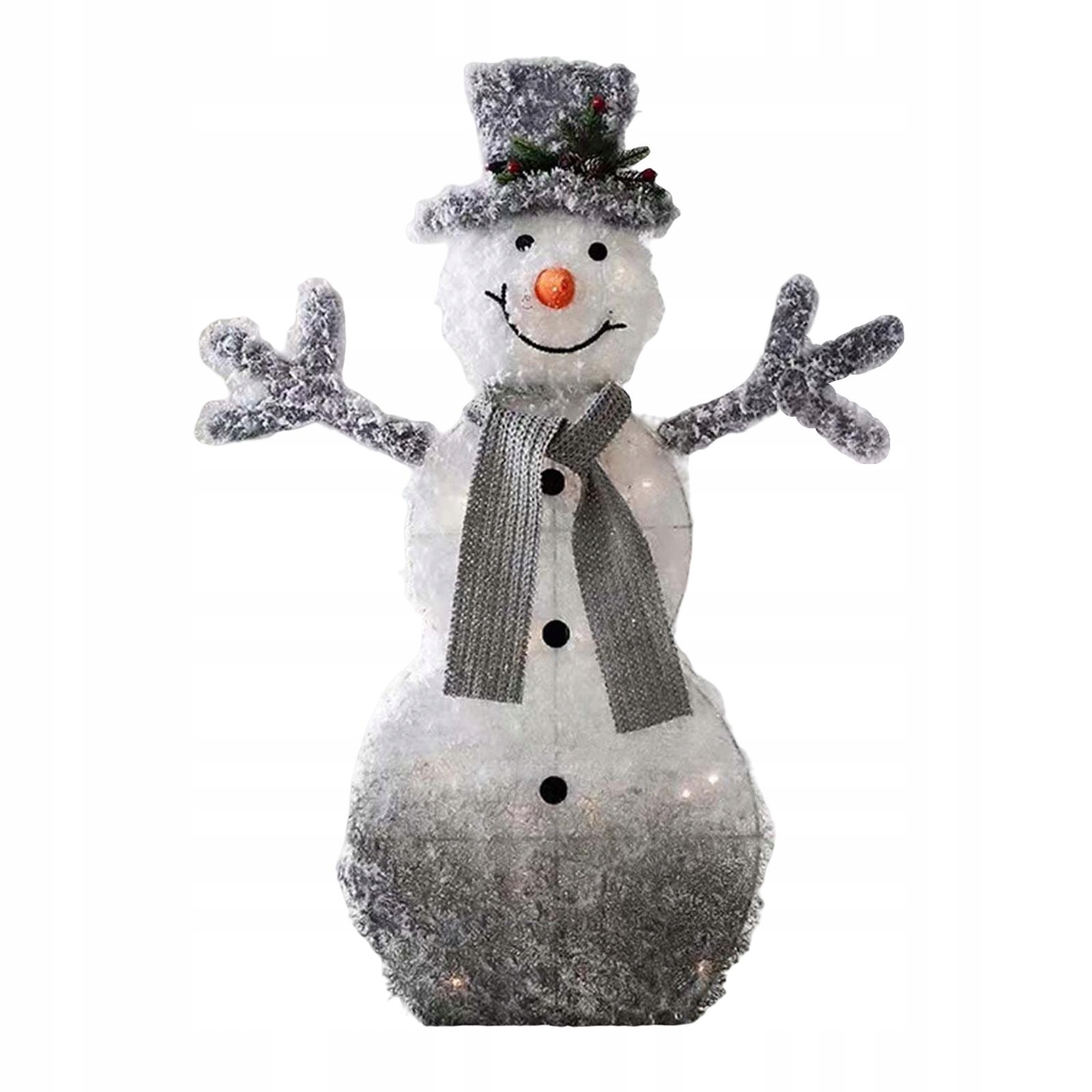 Snowman Light Ornament LED Photo Prop