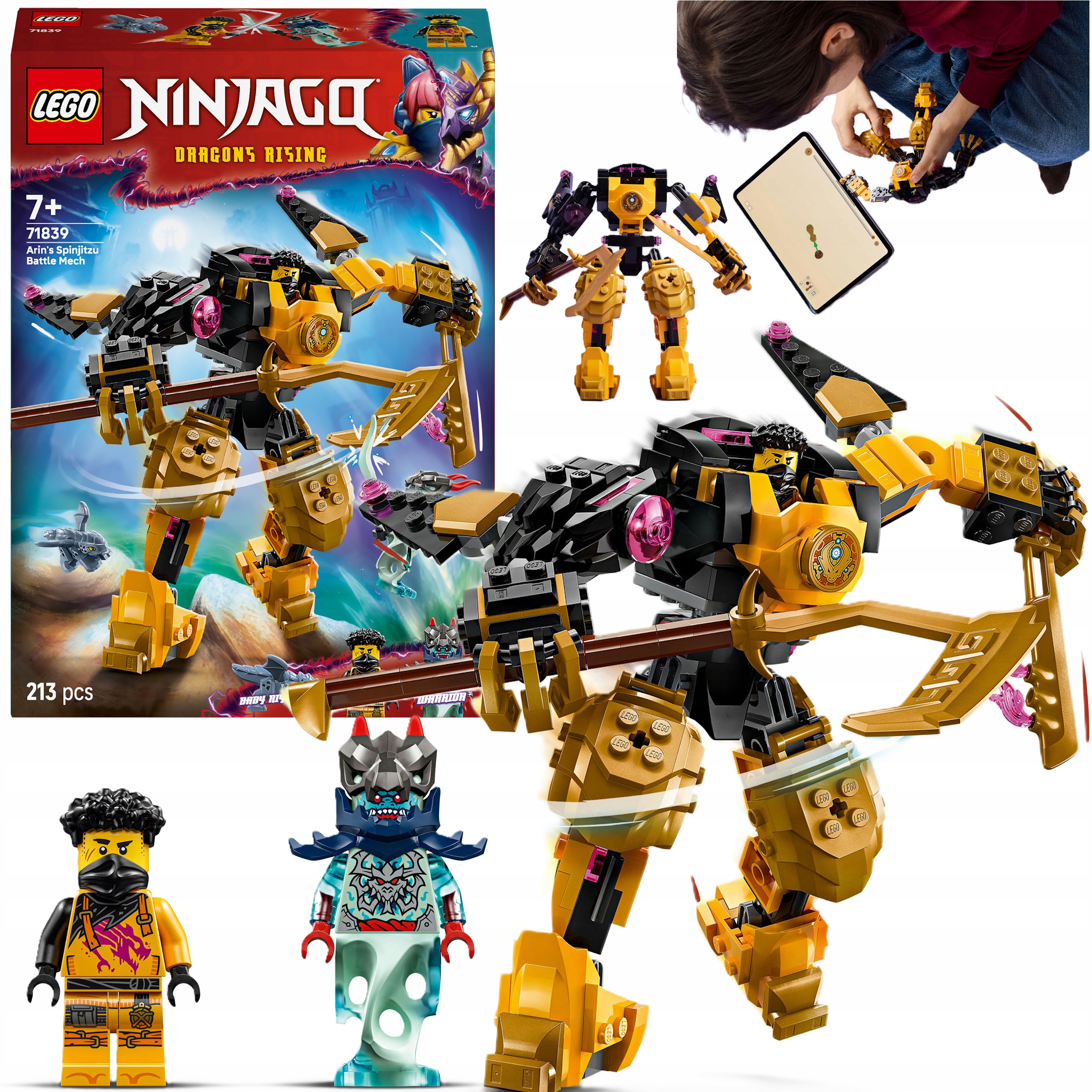 Lego Ninjago Mech Bojowy Spinjitzu Arina Zestaw Do Budowania Święta