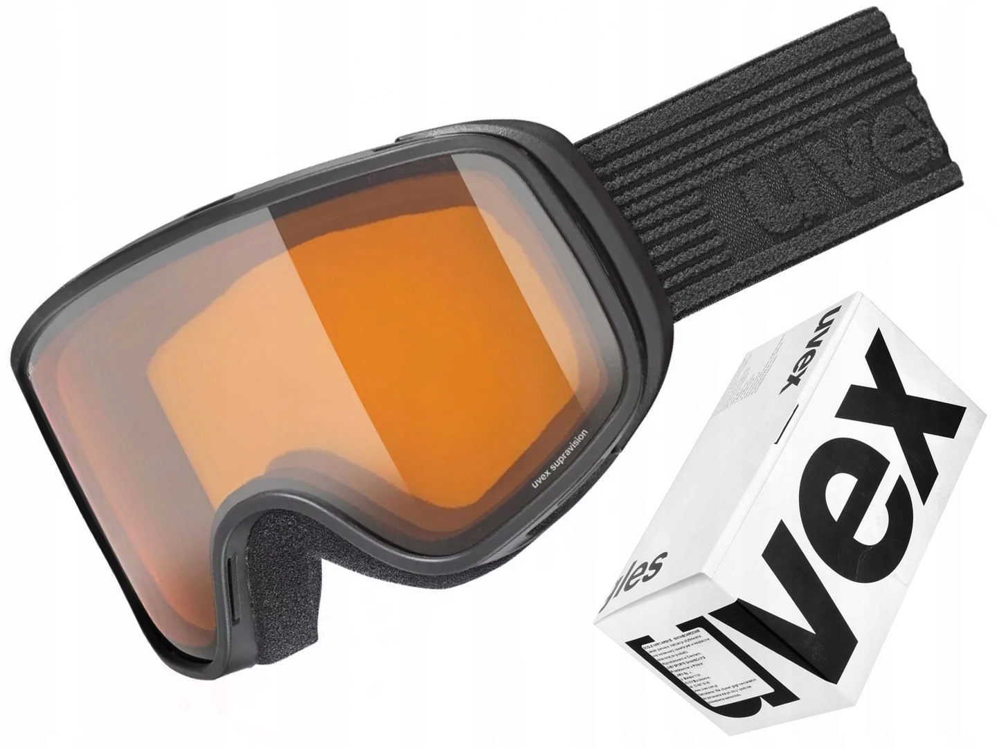 Gogle Uvex Scribble Lg black (lasergold) S2