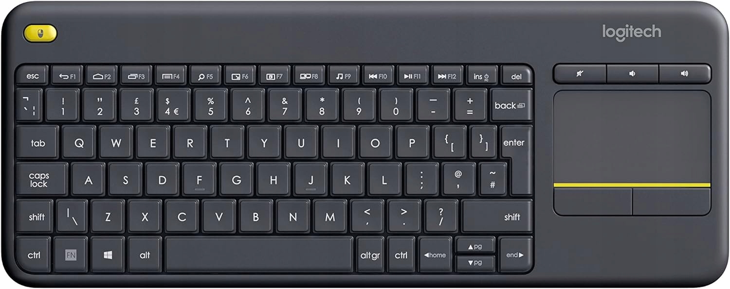 Logitech K400 Plus Bezprzewodowa klawiatura Azerty z touchpadem