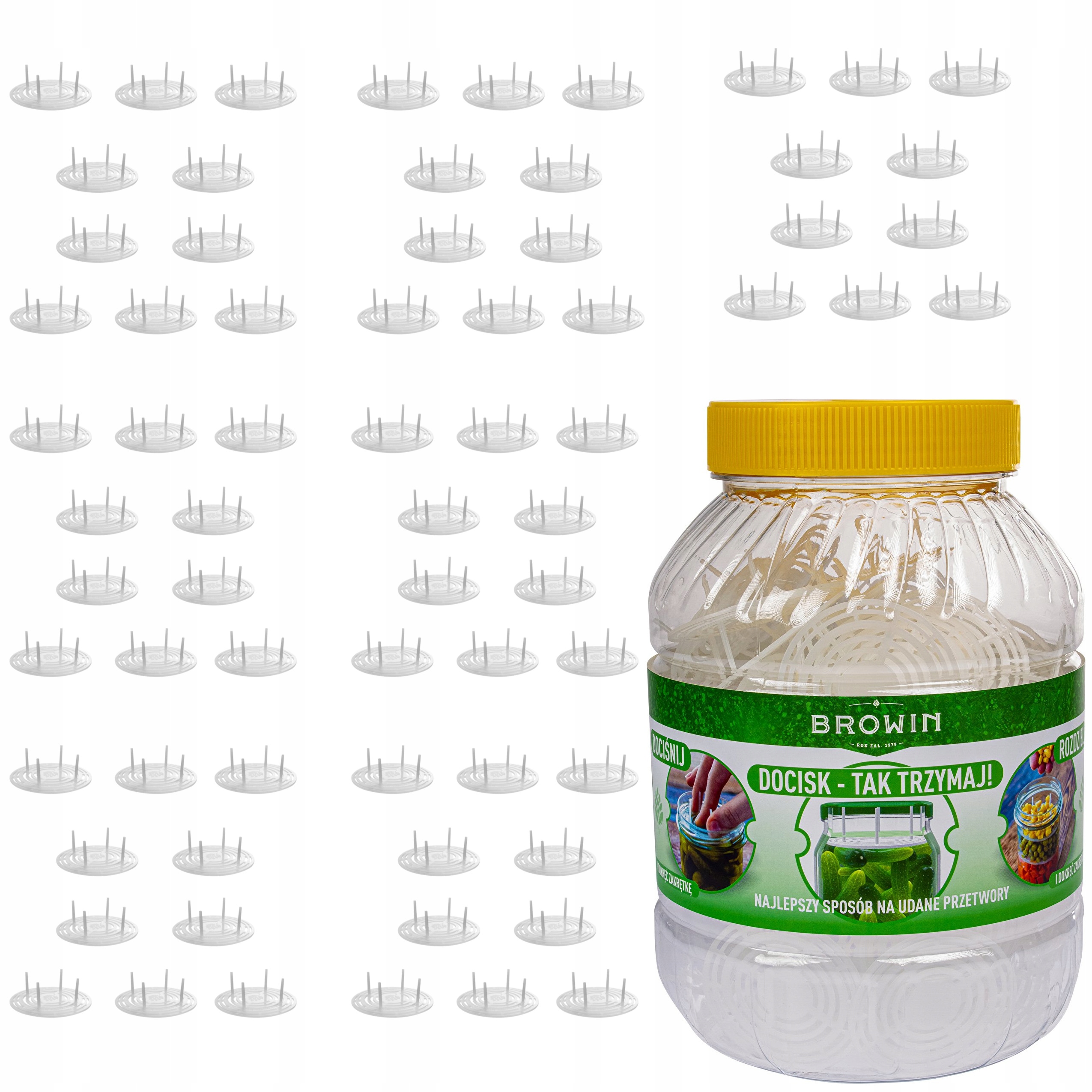 

Docisk Do Przetworów Słoików Przekładka Browin x70
