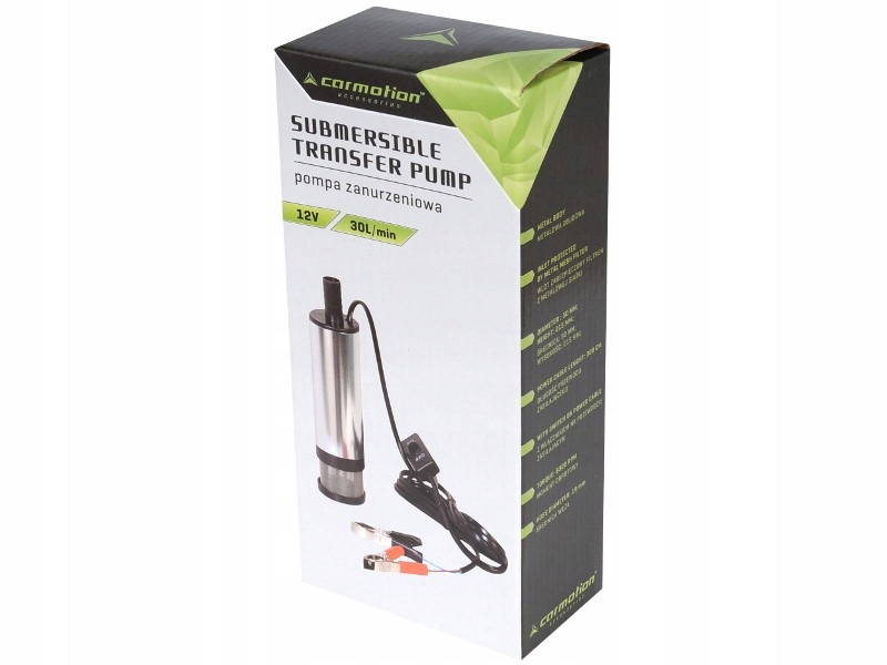 Pompa zanurzeniowa do Oleju Ropy 12V fi 50mm z sitkiem 30 l/min Kod producenta 56825