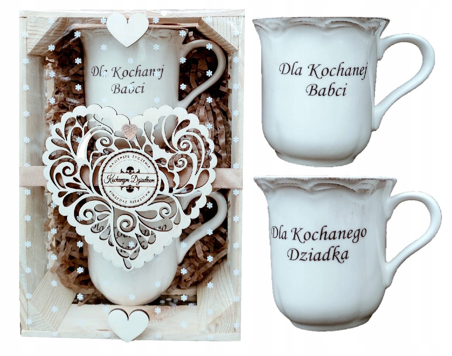 Podziękowanie Dla DZIADKÓW I KOMUNIA ŚWIĘTA KUBKI